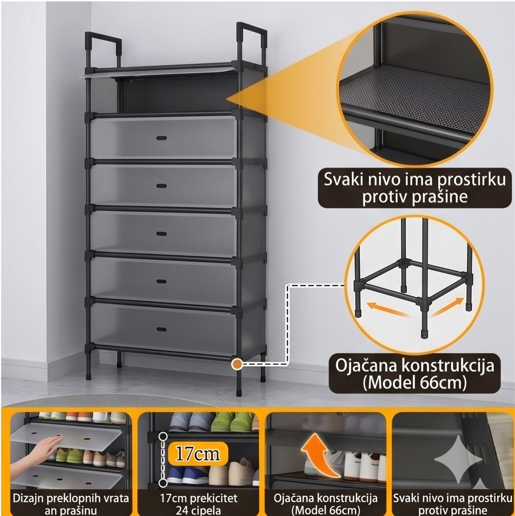 Cipelarnik 7 nivoa