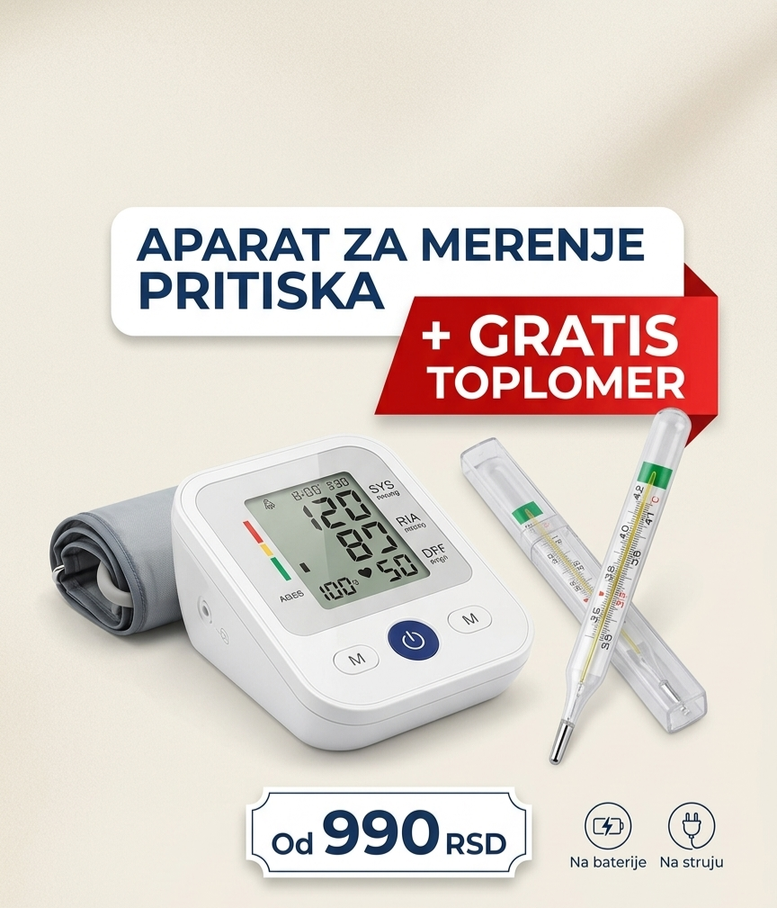 Aparat za merenja pitiska + toplomer
