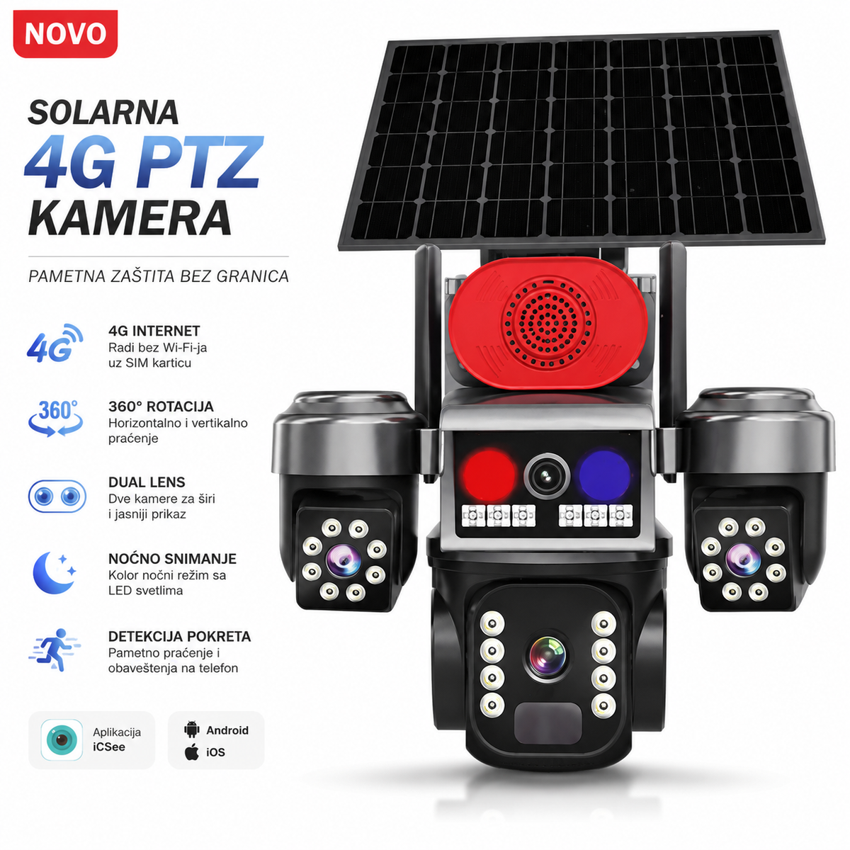 Solarna Kamera 4G