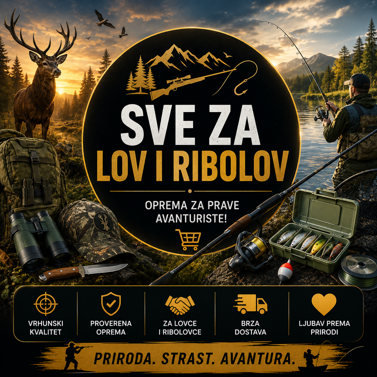 Sve za lov i ribolov