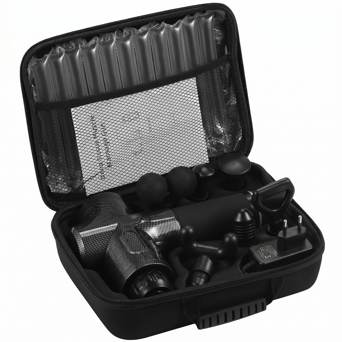 Carbon professional pistolj masazer