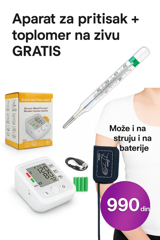 Aparat za merenja pitiska + toplomer