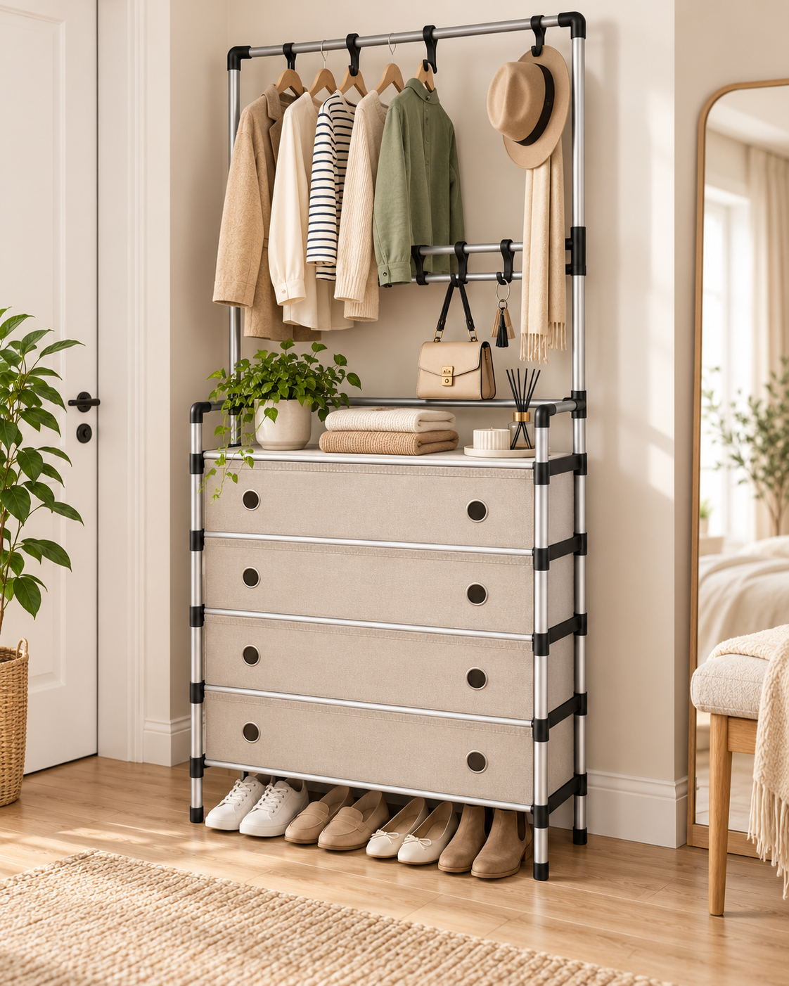 Organizator 3 u 1 u spavaćoj sobi